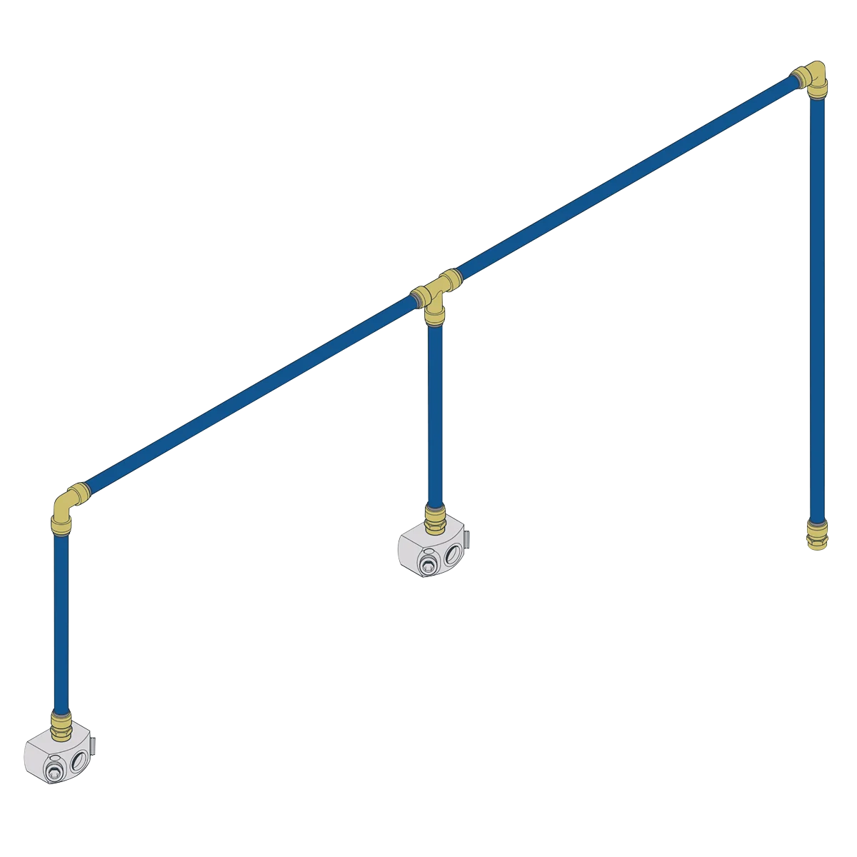 Sealey SharkBite® 12m Air Supply System Kit 15mm