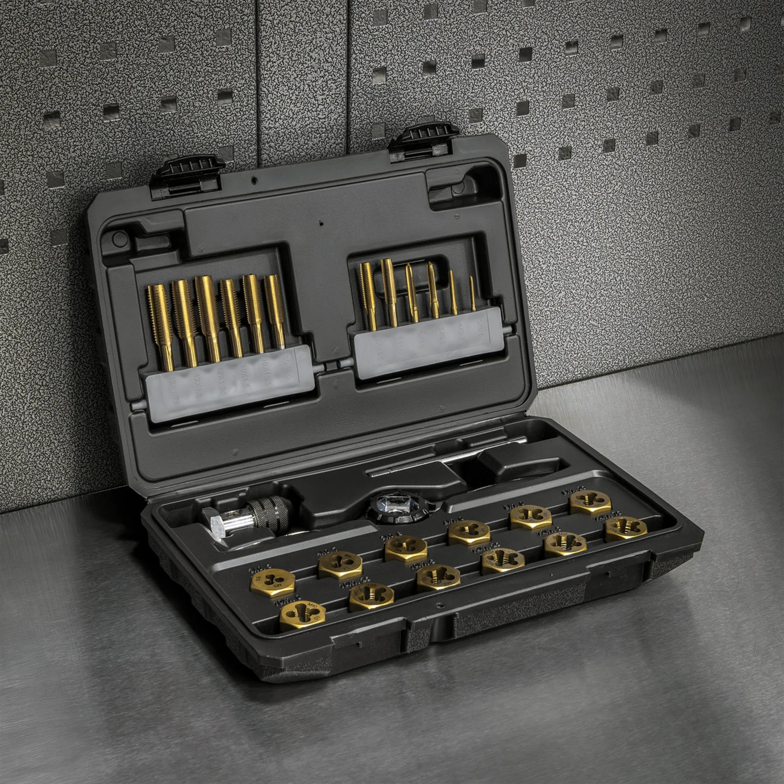 Sealey Premier Titanium Coated Tap & Die Set 26 Piece AK3026
