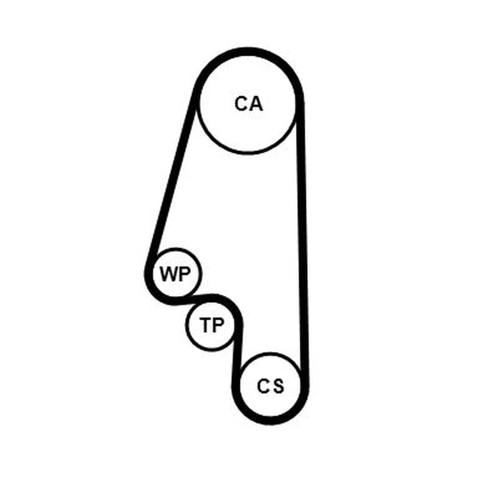Continental CTAM Timing Belt Kit with Rollers CT846K1