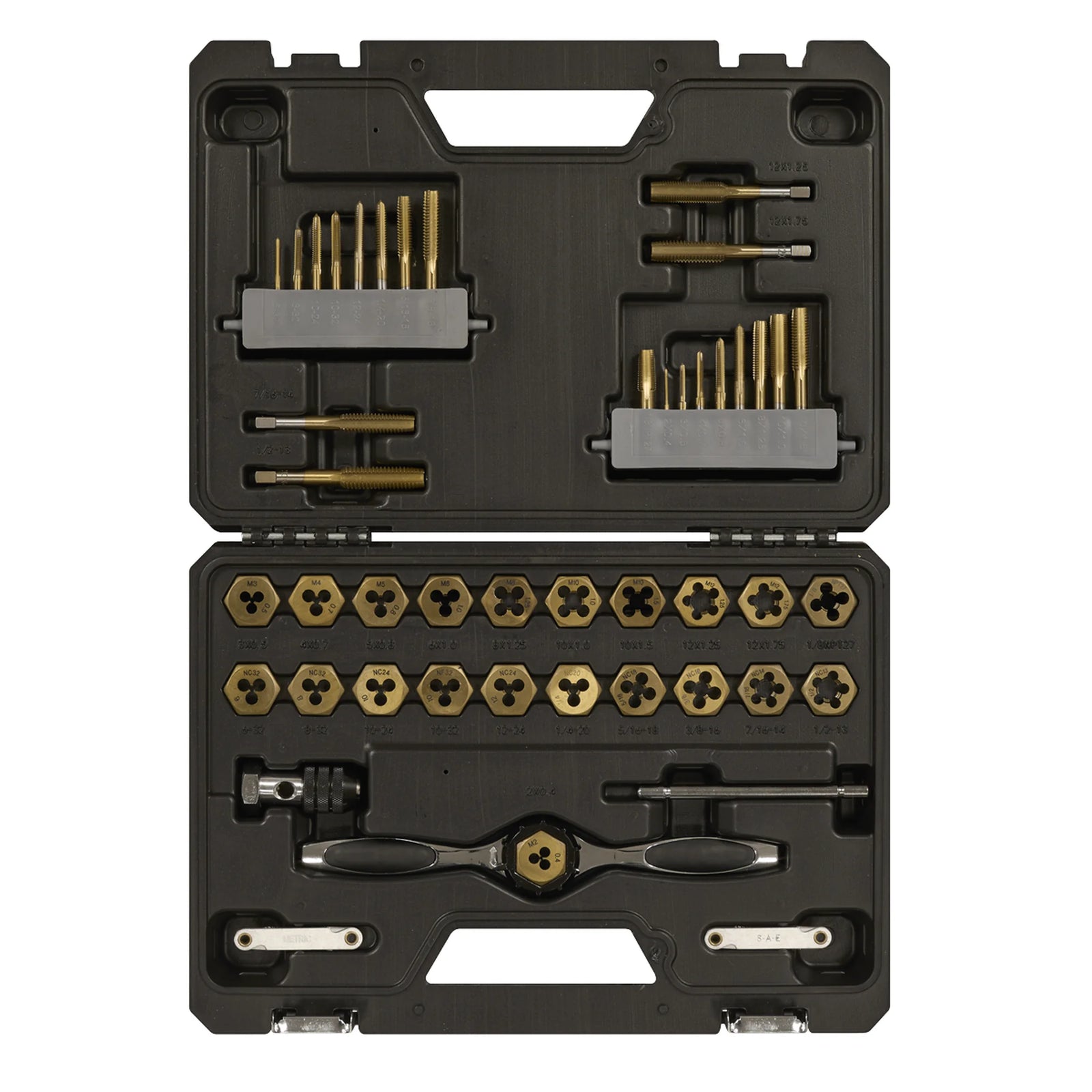 Sealey Premier Hexagonal Tap & Die Set 46 Piece Metric & Imperial AK3046