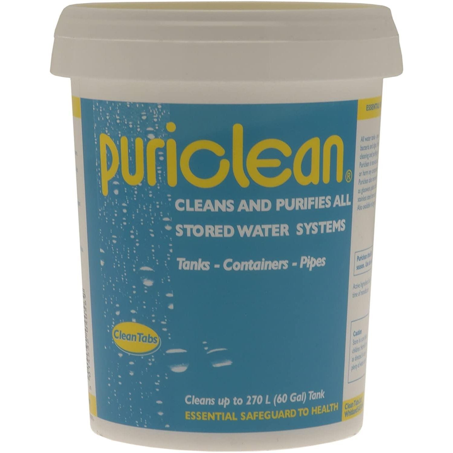 Puriclean 400G Water Purification Treatment Caravan, Boat Water System Cleaner