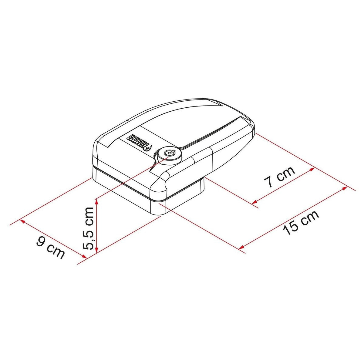 Fiamma Safe Door Frame Grey New 08022-01G