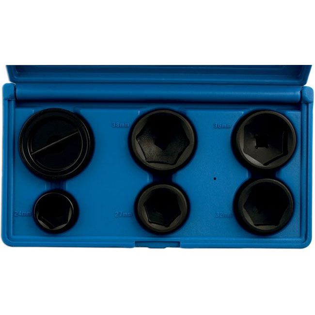 Laser Oil Filter Socket Set 3/8"D 6pc 5123
