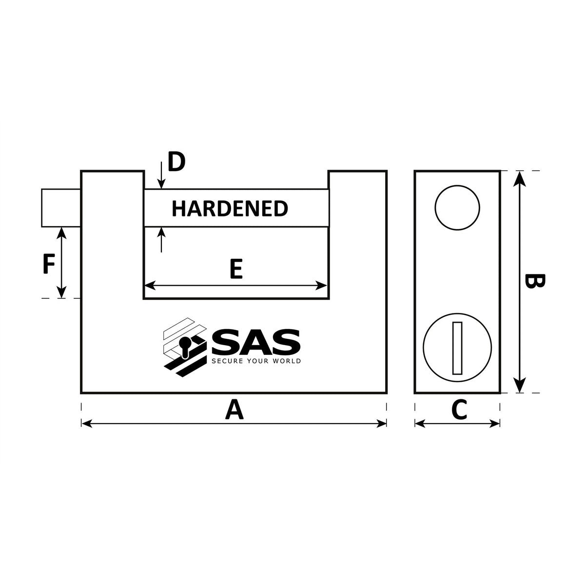 SAS KB21 Unilock Lock Keyed Alike