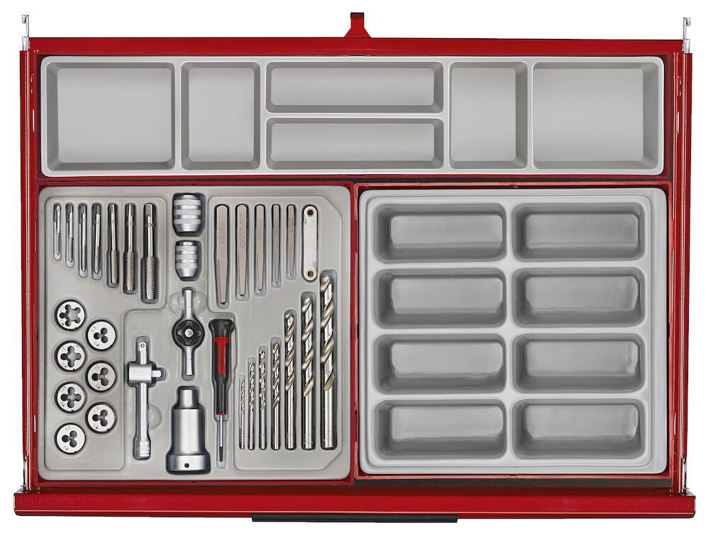 Teng Tools 53" PRO35™ Monster stack tool kit 1295 pieces red