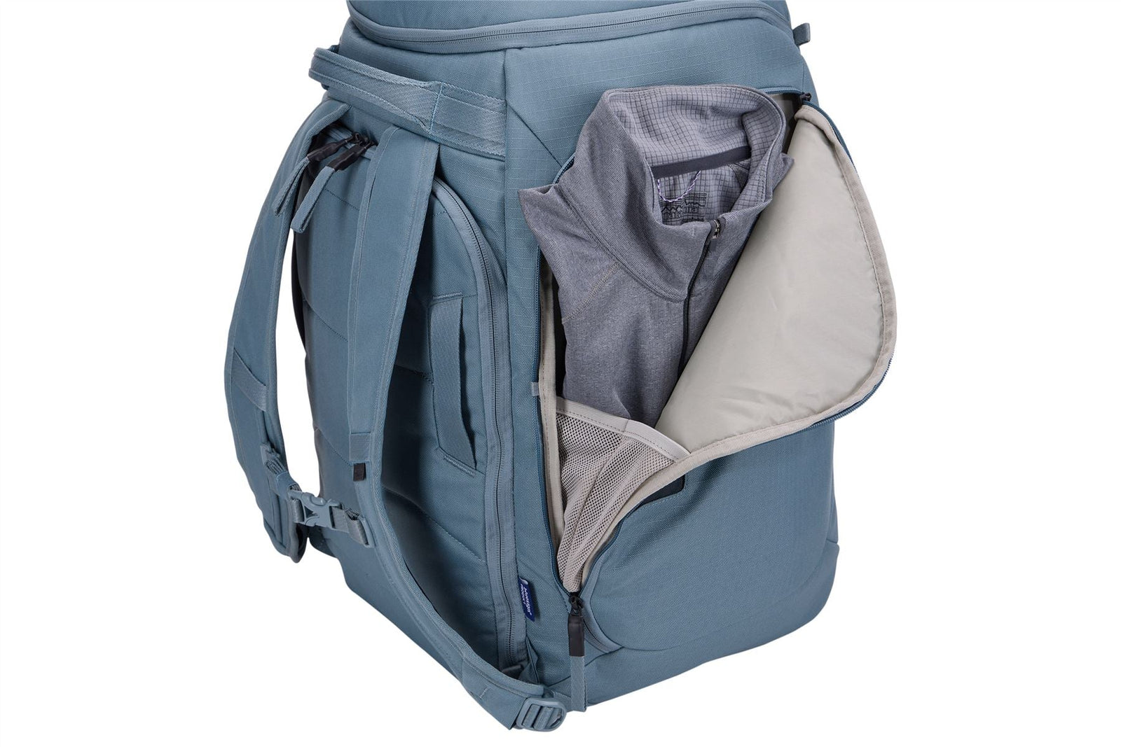 Thule RoundTrip Snowboard and ski boot backpack 60L mid blue