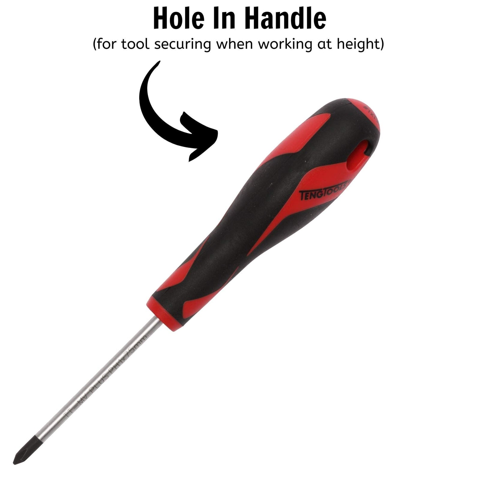 Teng Tools PH Screwdriver PH1 x 75mm M