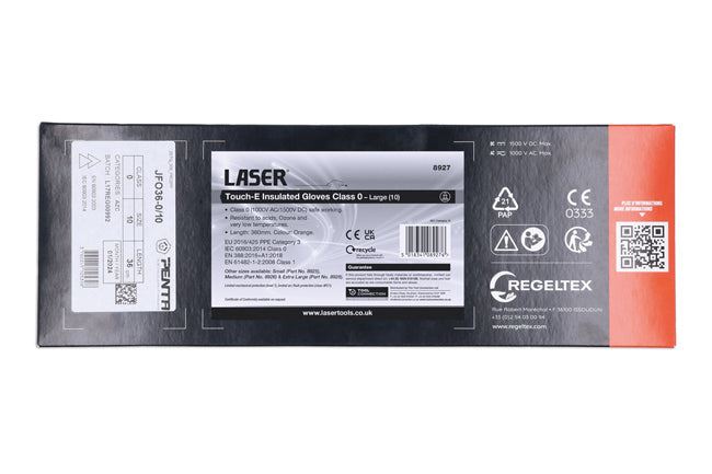 Laser Touch-E Insulated Gloves Class 0 - Large (10)