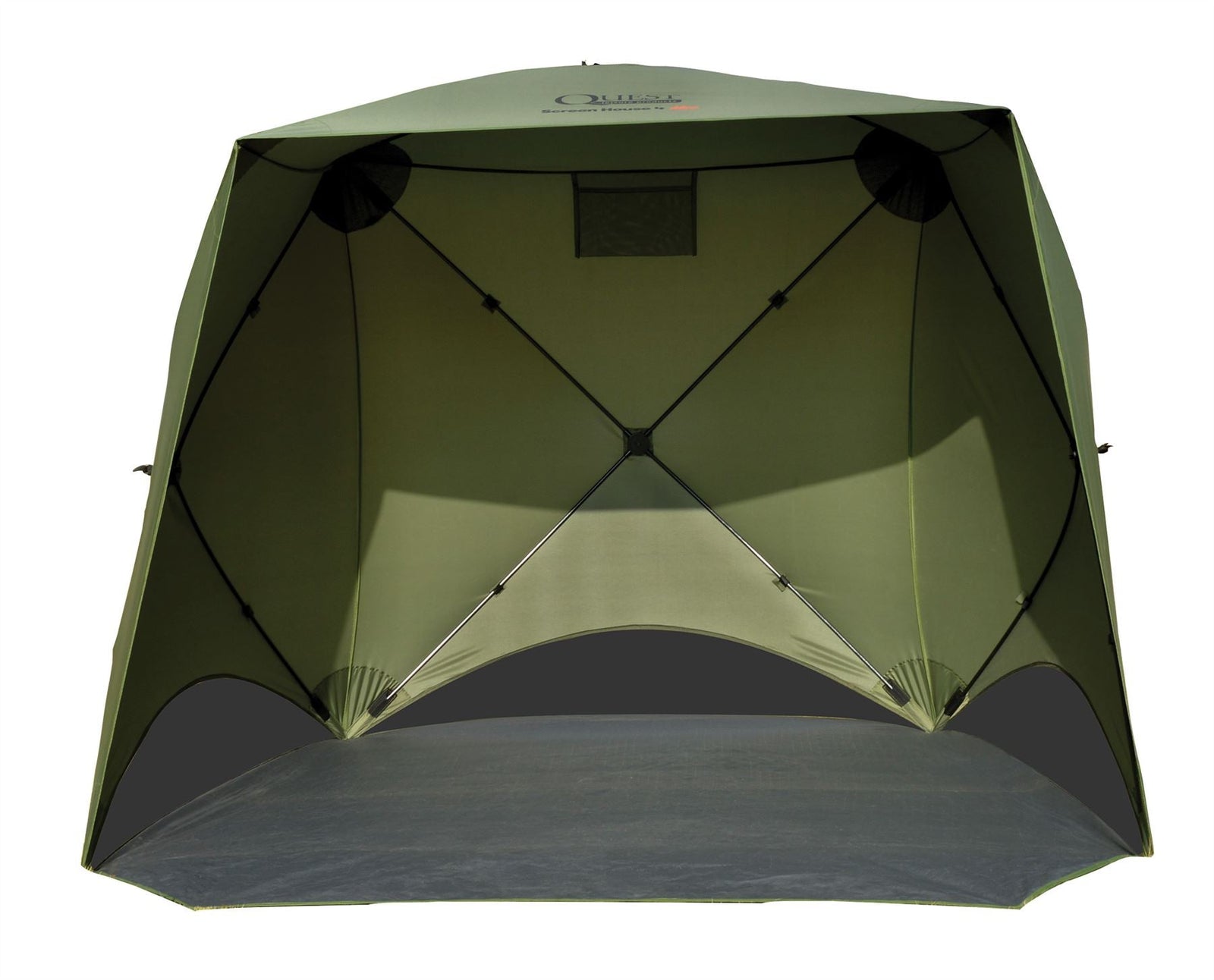 Quest Screen House 4 Mini pop up Gazebo Green