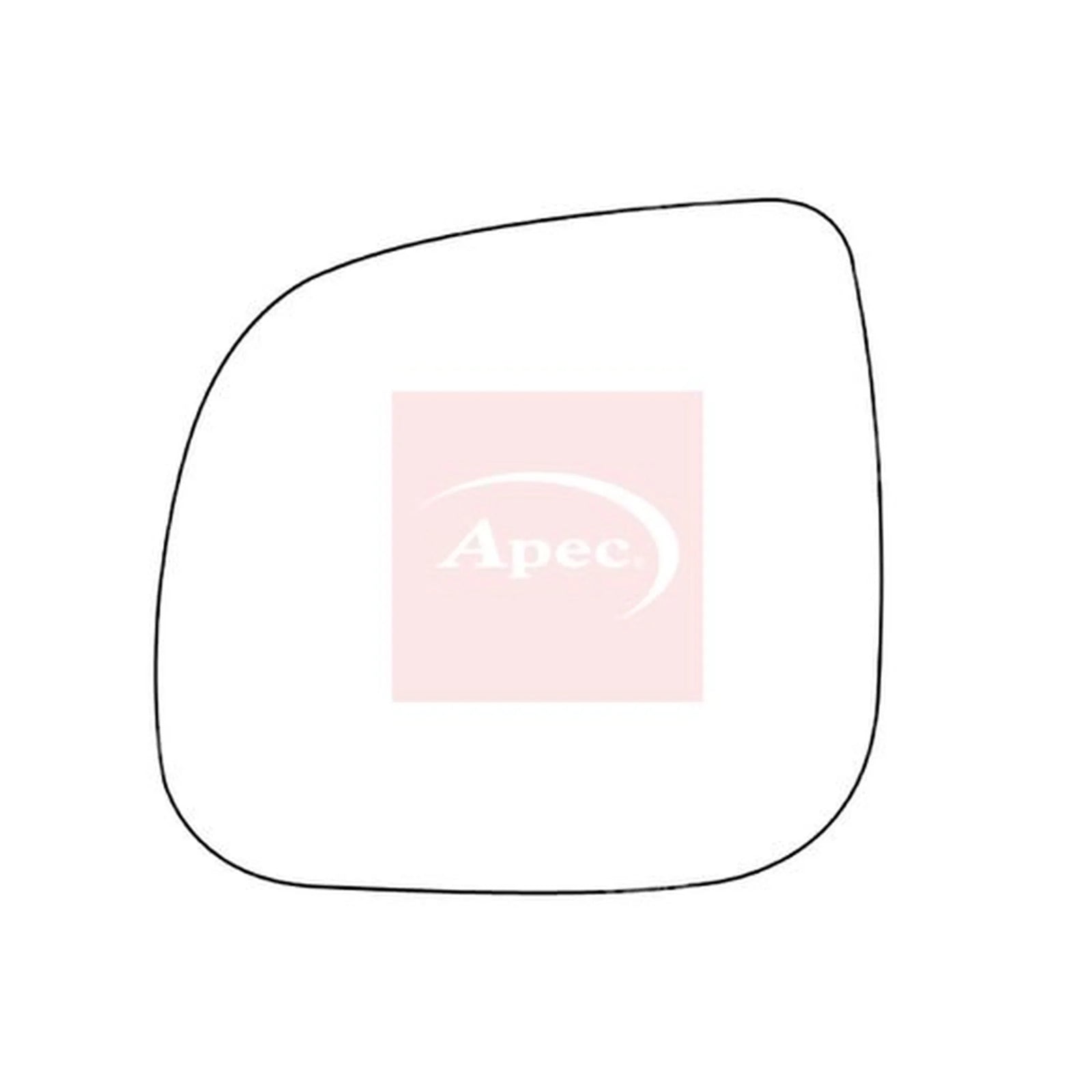 Apec Exterior Wing Mirror Glass Left AMS2001