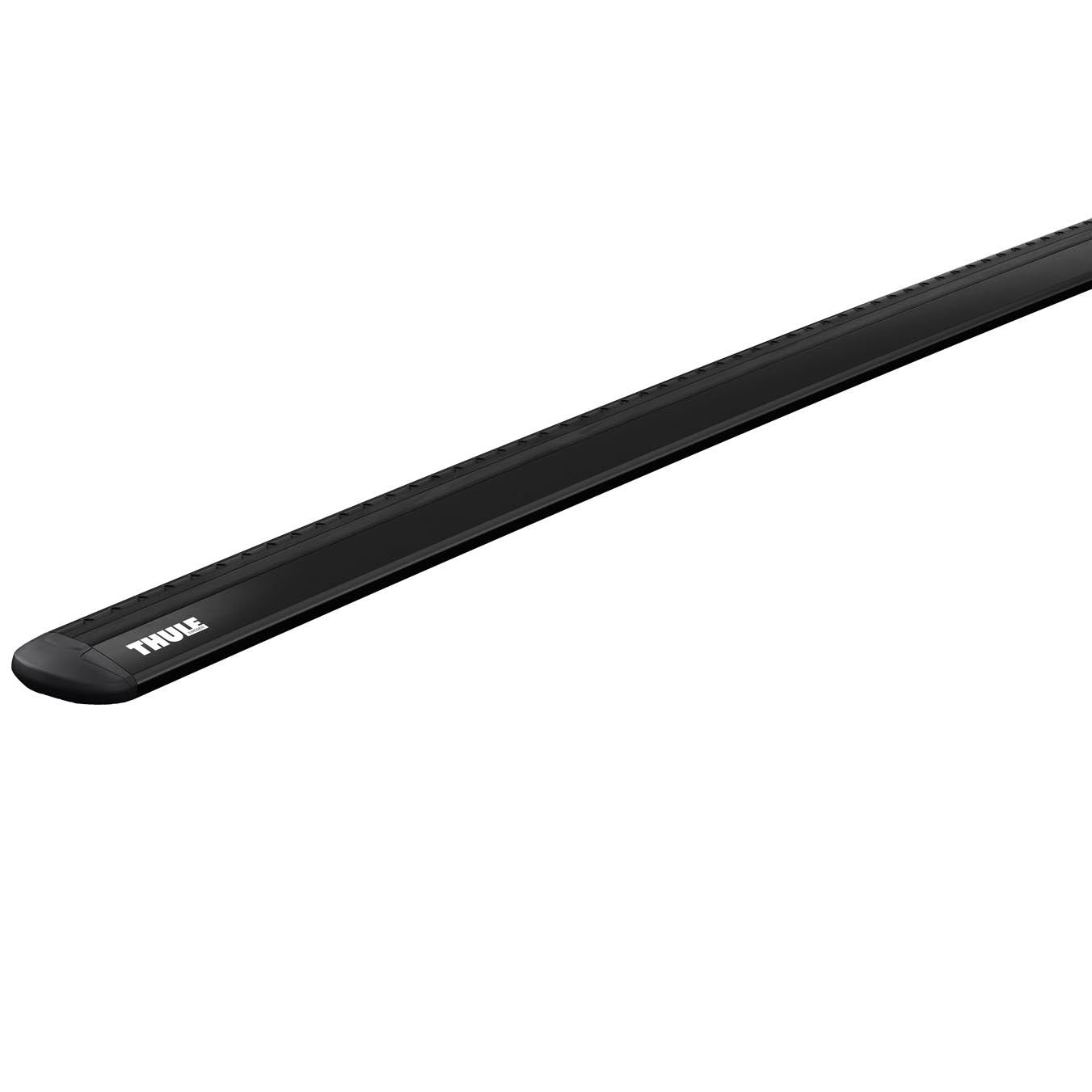 Thule WingBar Evo Roof Bars Black fits Renault Trafic Van 2007-2014 5-dr with Fixed Points, with High Roof