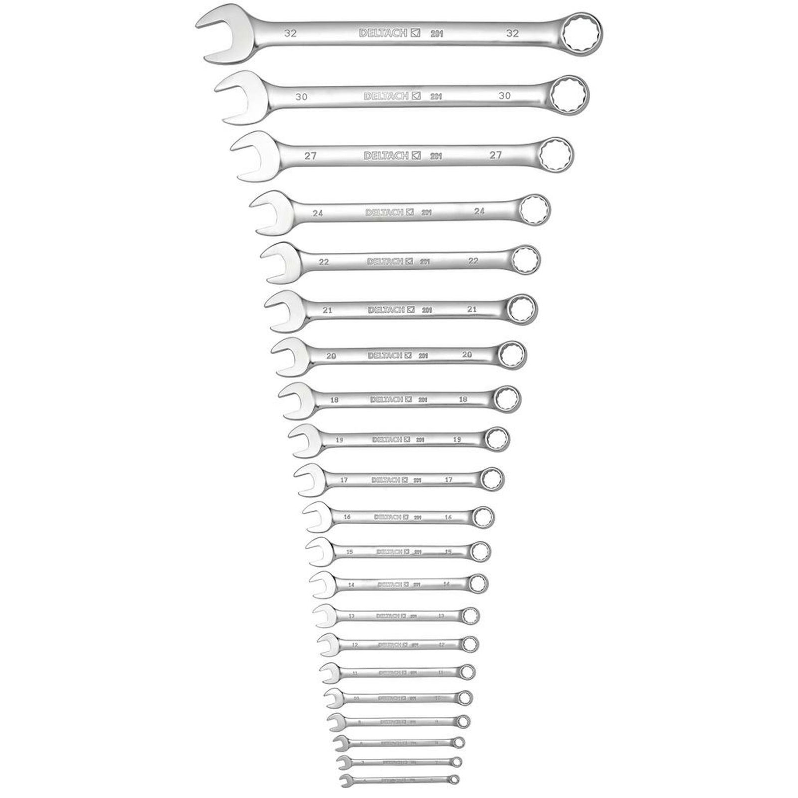 BUNKER Open End Spanner Set in EVA Foam Inlay (21 Piece) - DELTACH-561005