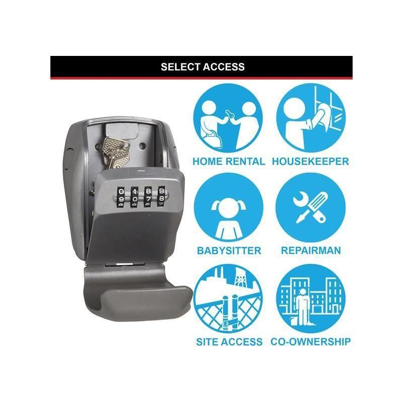 Master Lock 5415E Wall-Mounted Reinforced Key Lock Box