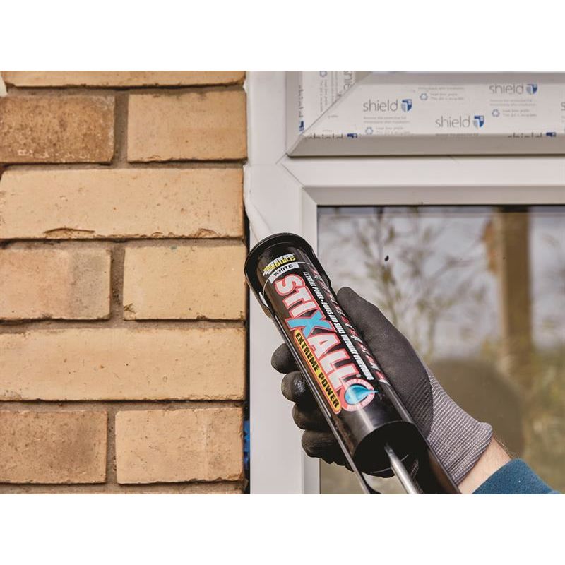 Everbuild Sika Stixall Extreme Power Cartridge White 290ml