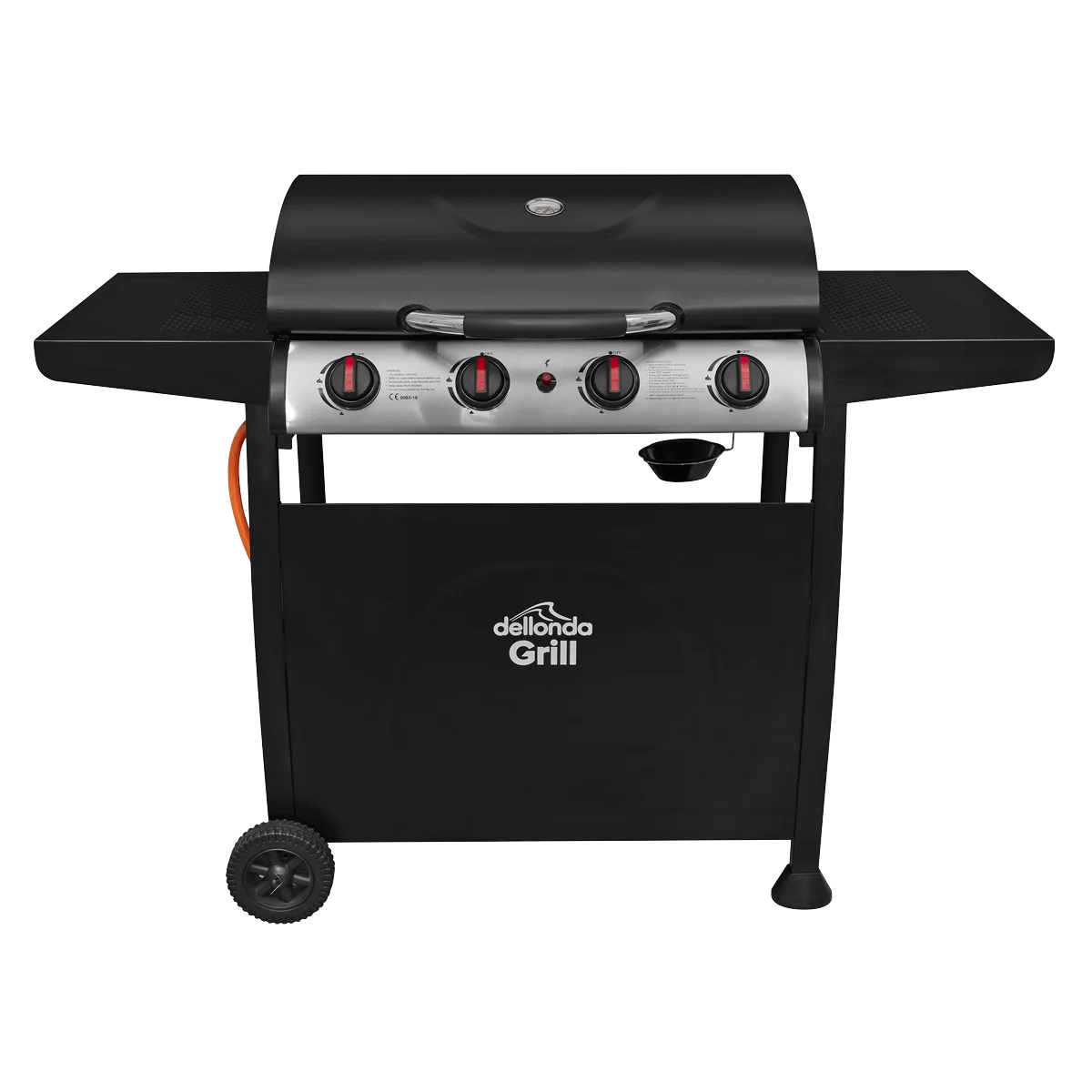 Dellonda 4 Burner Gas BBQ