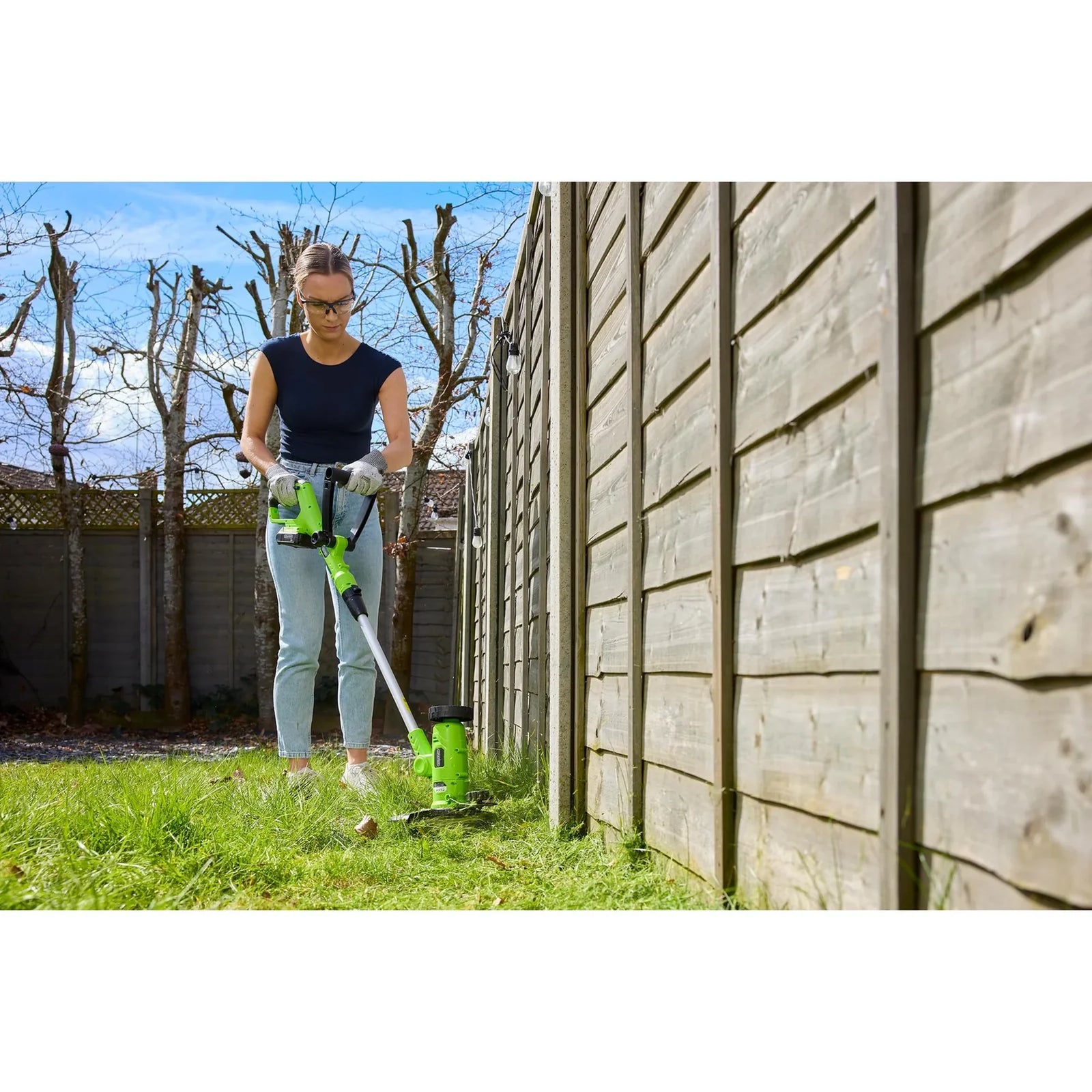 Draper 18V 4-in-1 Multi-Function Grass Trimmer with 2.0Ah Battery