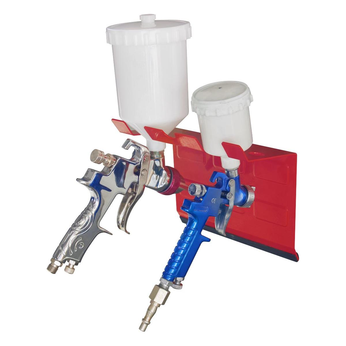 Sealey Magnetic Spray Gun Holder 2 Gun MSH03