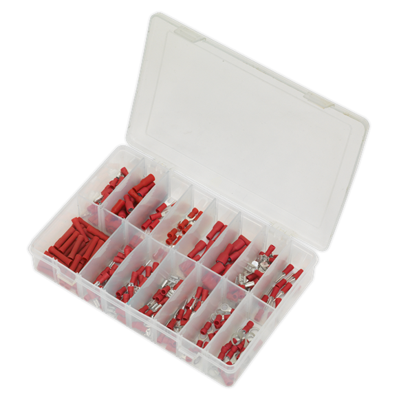 Sealey Crimp Terminal Assortment 260pc Red AB039RT