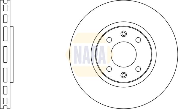 NAPA Front Vented & Rear Vented Brake Discs & Pads fits AUDI FORD OPEL