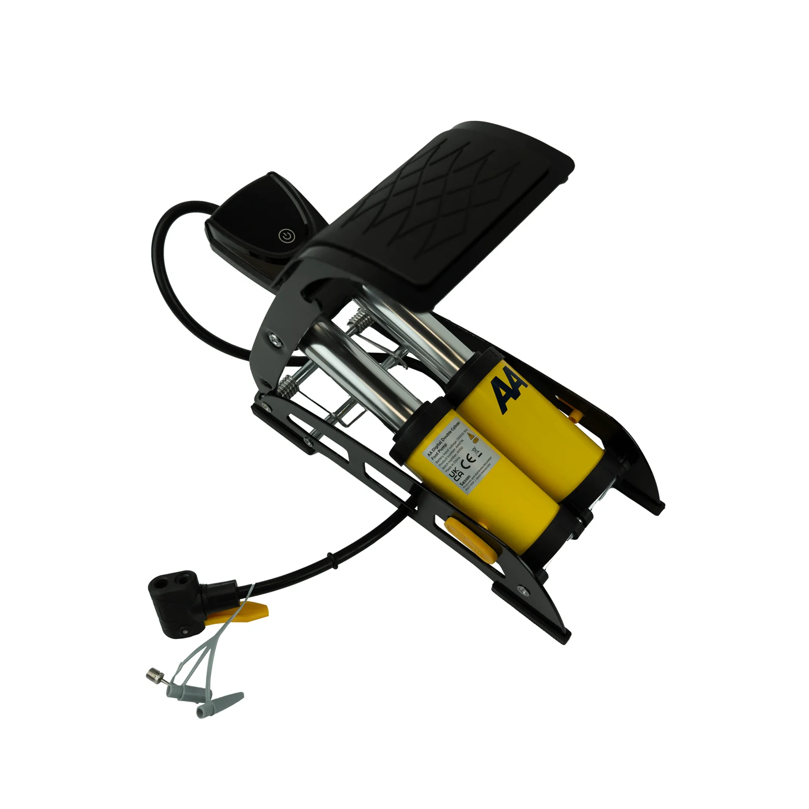 AA Digital Double Cylinder Barrel Foot Pump
