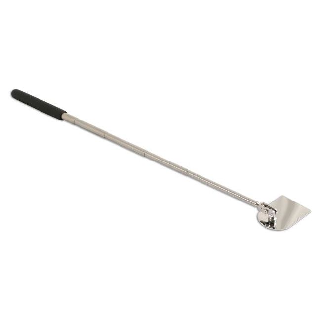 Laser Telescopic Stainless Steel Mirror 6.3 X 4.5cm 4997