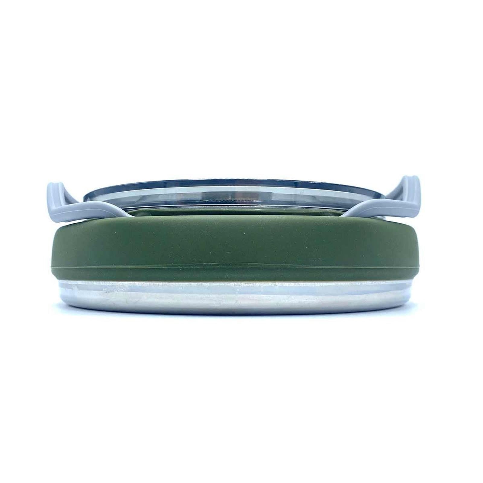 Wolf Outdoors EzyStow Collapsible Kettle 1L Olive Green