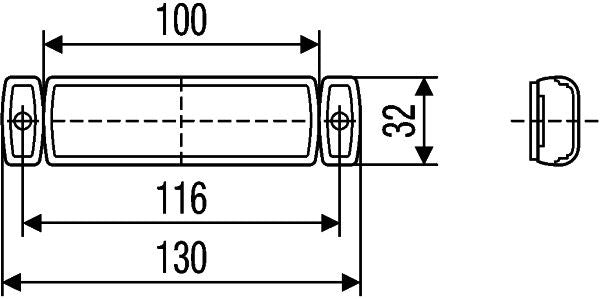 Hella Position Light 2PG 008 645-567
