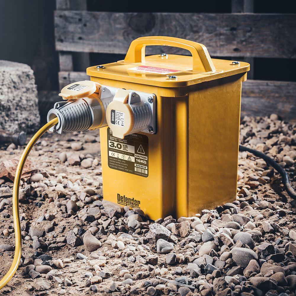 Defender 3kVA Portable Transformer 16A 110V
