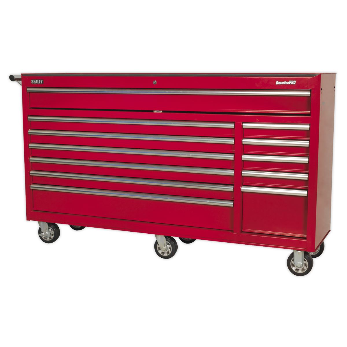 Sealey Rollcab 12 Drawer with Ball-Bearing Slides Heavy-Duty Red AP6612