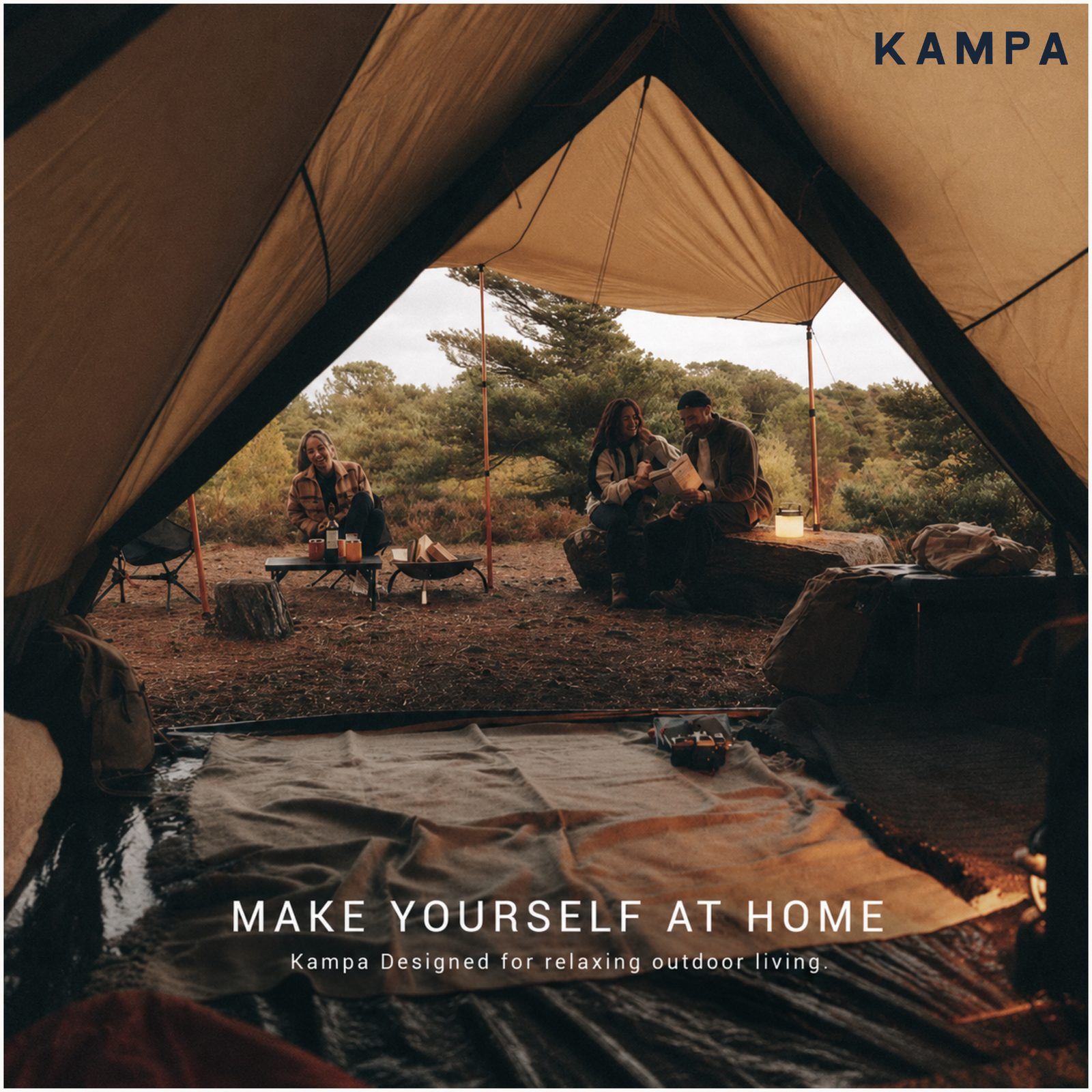 Kampa Mist 4pc Mug Set - 9120001346