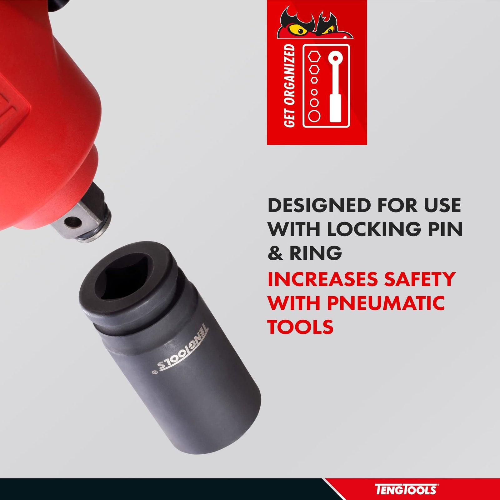 Teng Tools 3/4" Deep Impact Socket DIN AF 15/16"