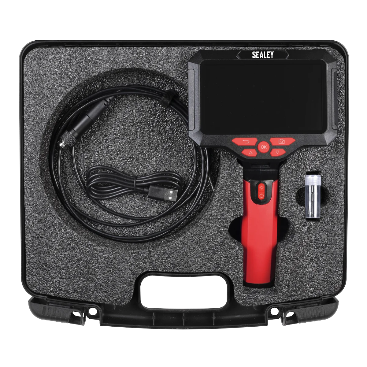 Sealey Video Borescope VS8117 3.9mm Camera & 5" Screen