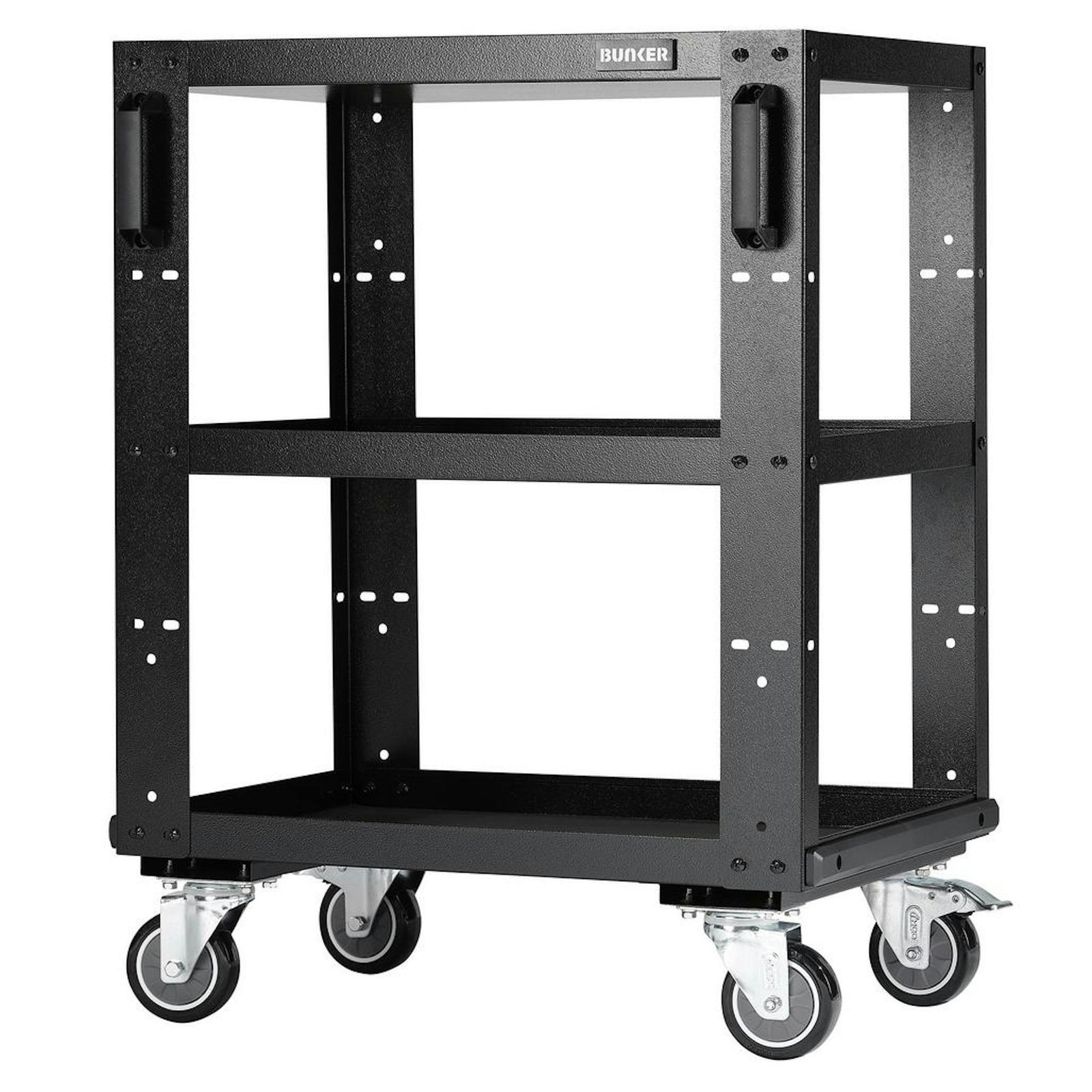 Draper BUNKER Modular 3 Tier Tool Trolley, 646mm