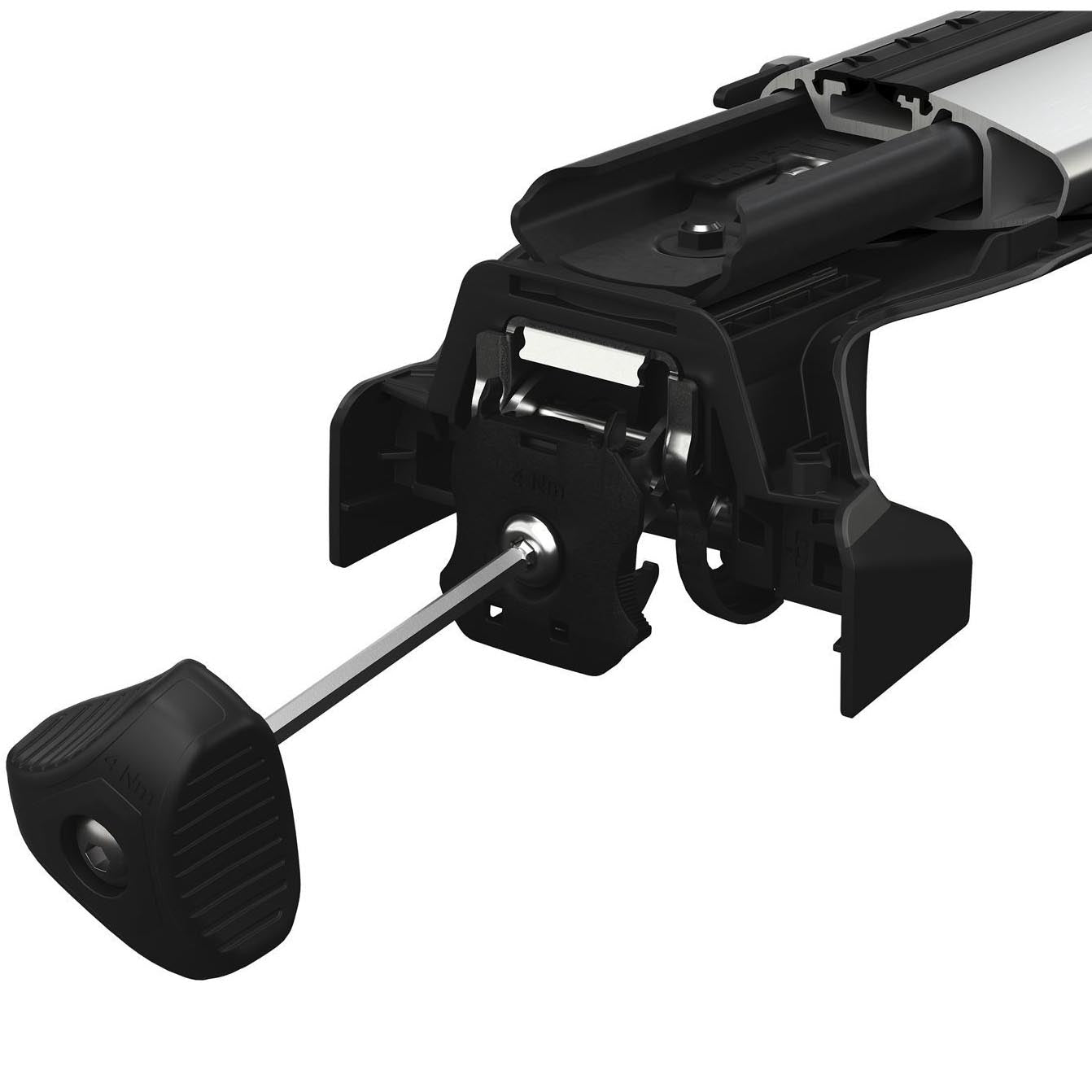 Thule WingBar Edge Roof Bars Aluminum fits Citroën Berlingo Multispace 2019- 5 doors with Raised Rails