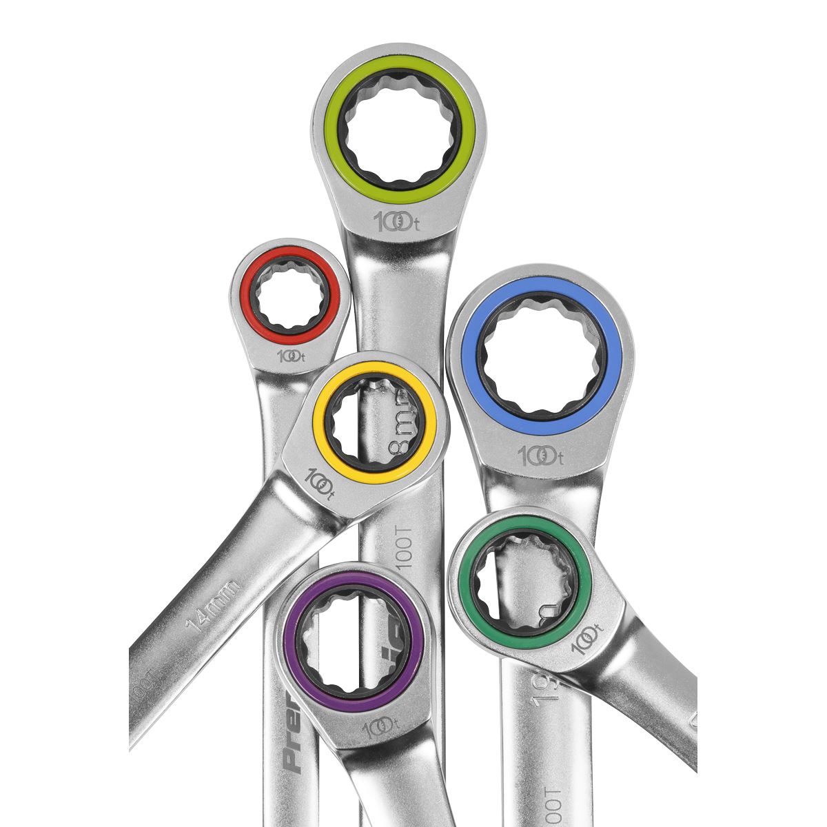 Sealey Premier Platinum Premier Platinum Combination Ratchet Spanner Set 12pc