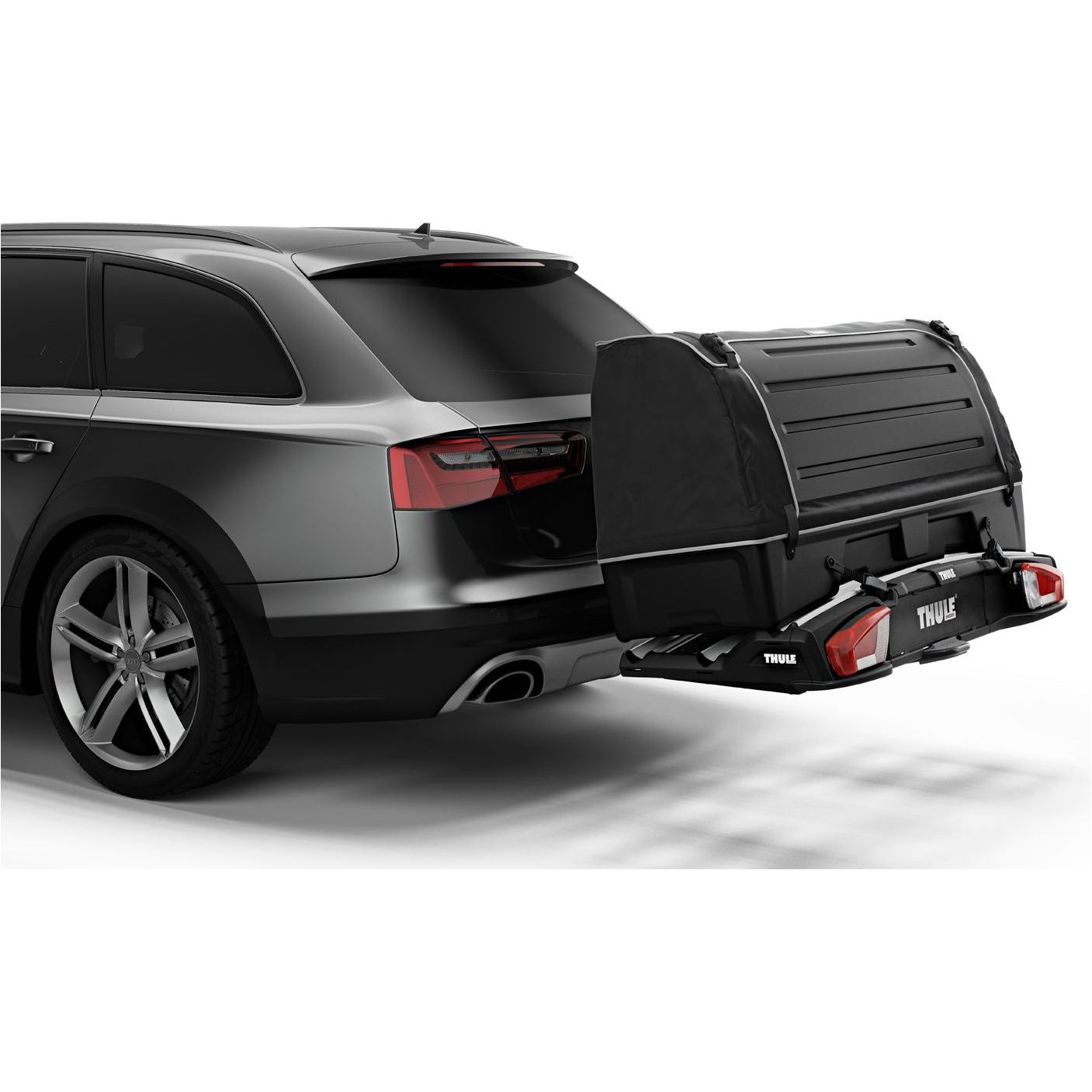 Thule Velo Space XT three-bike platform towbar bike rack black/aluminium Towbar Bike Rack