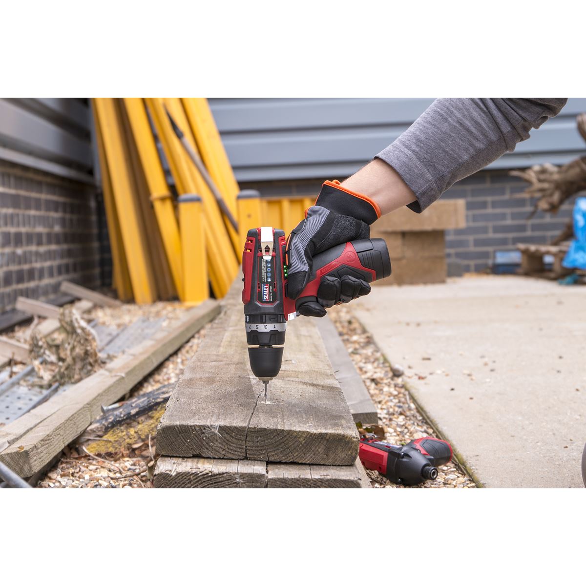 Sealey Cordless Combi Drill10mm 12V SV12 Series Body Only CP1201