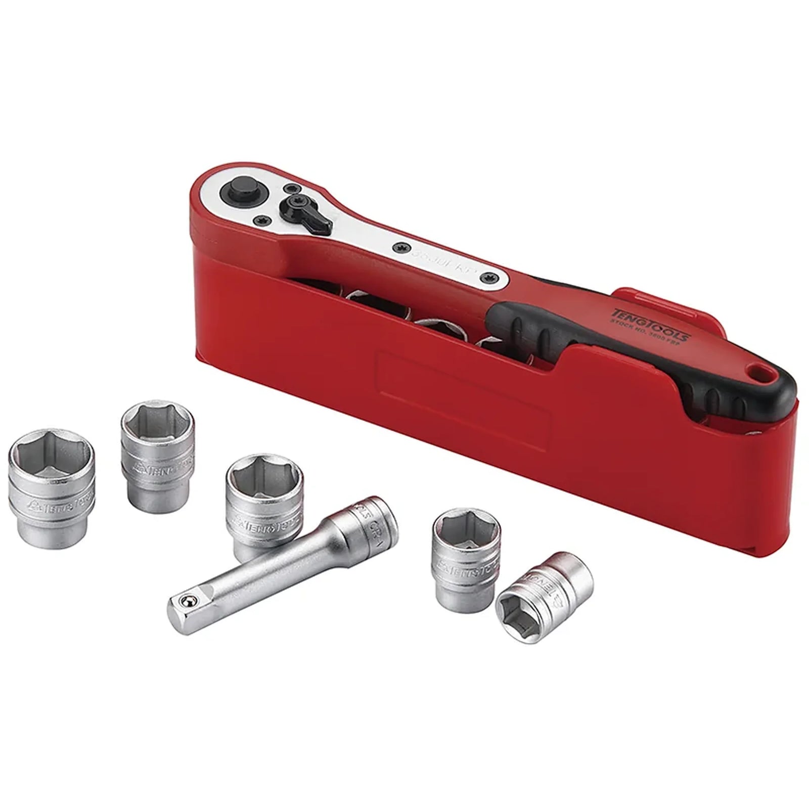 Teng M3812N1 Basic Socket Set of 12 3/8in Drive - M3812N1