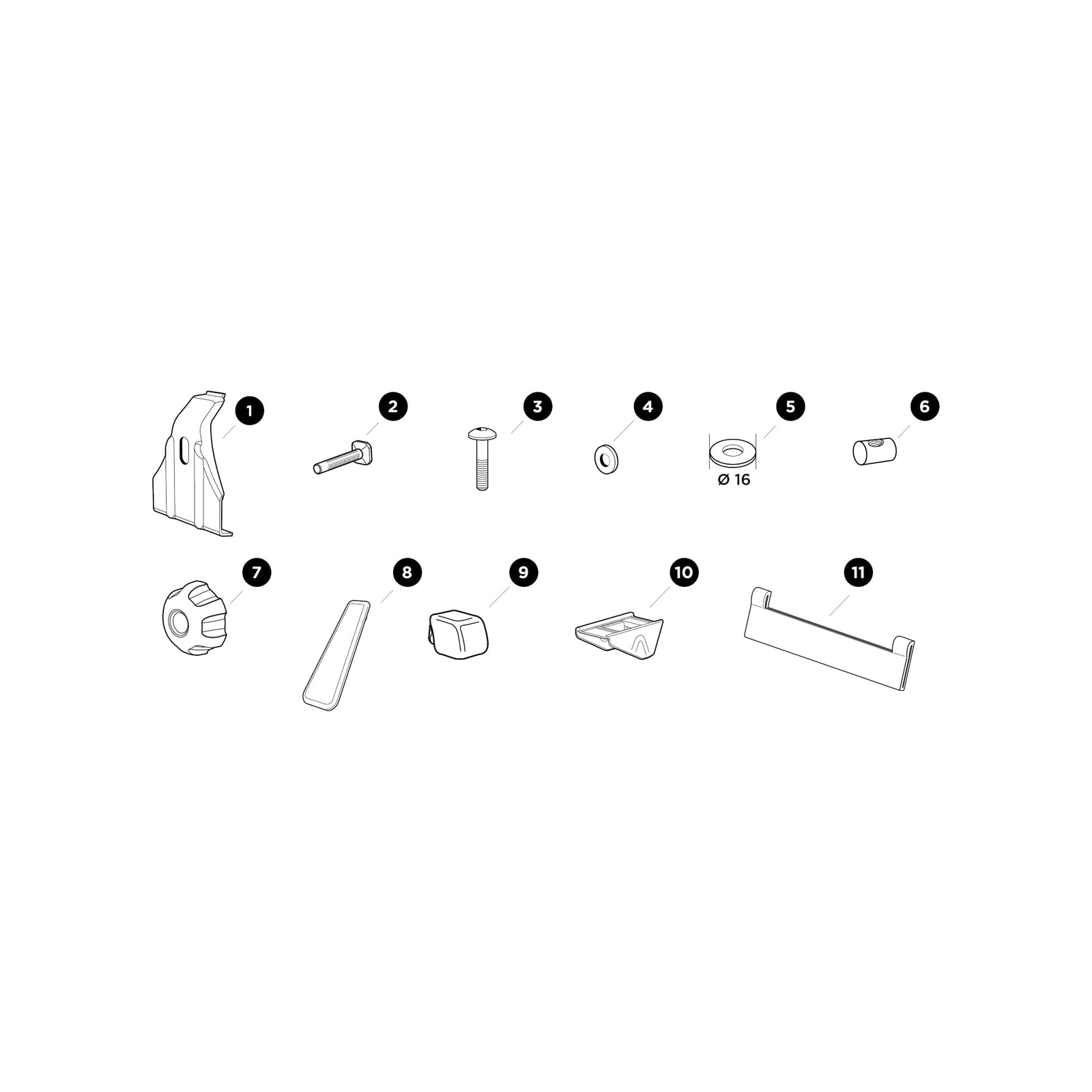 Thule Washer 953 - Essential Accessory for Cargo Carriers