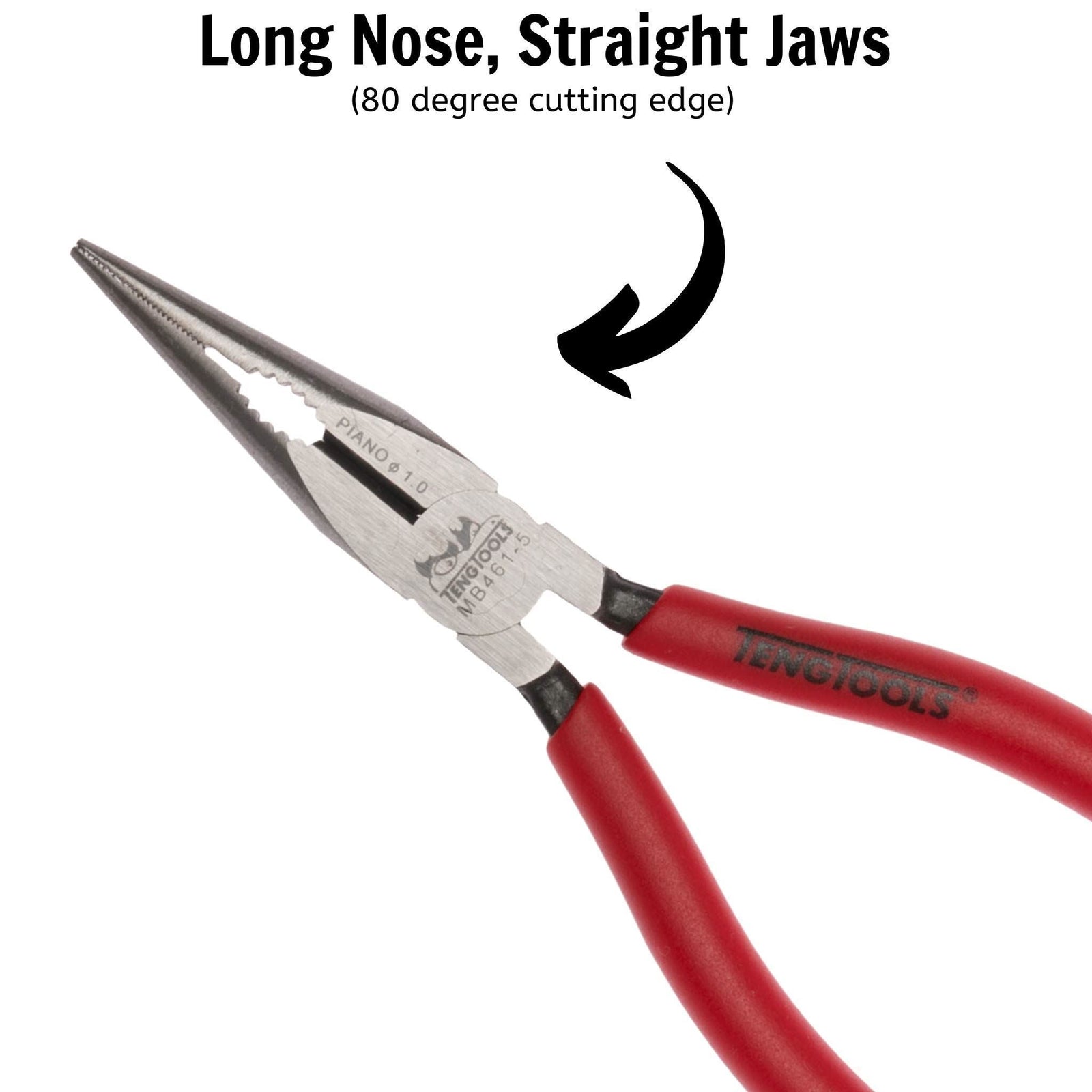 Teng Tools Long Nose Plier 140mm