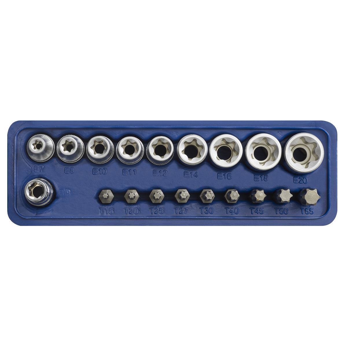 Sealey TRX-Star* Socket & Bit Set 19pc AK6191
