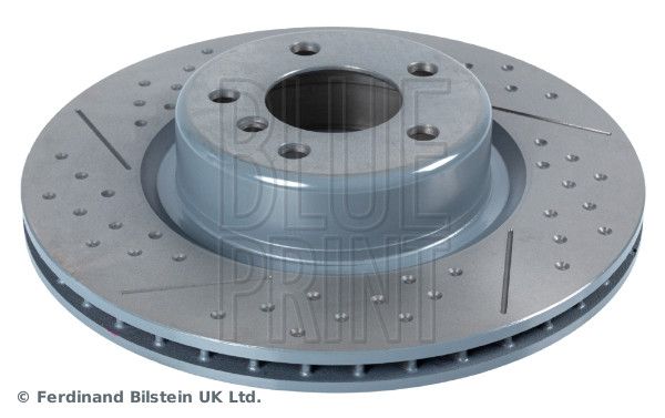Blue Print 2 x Perforated 345mm Brake Disc ADB114378