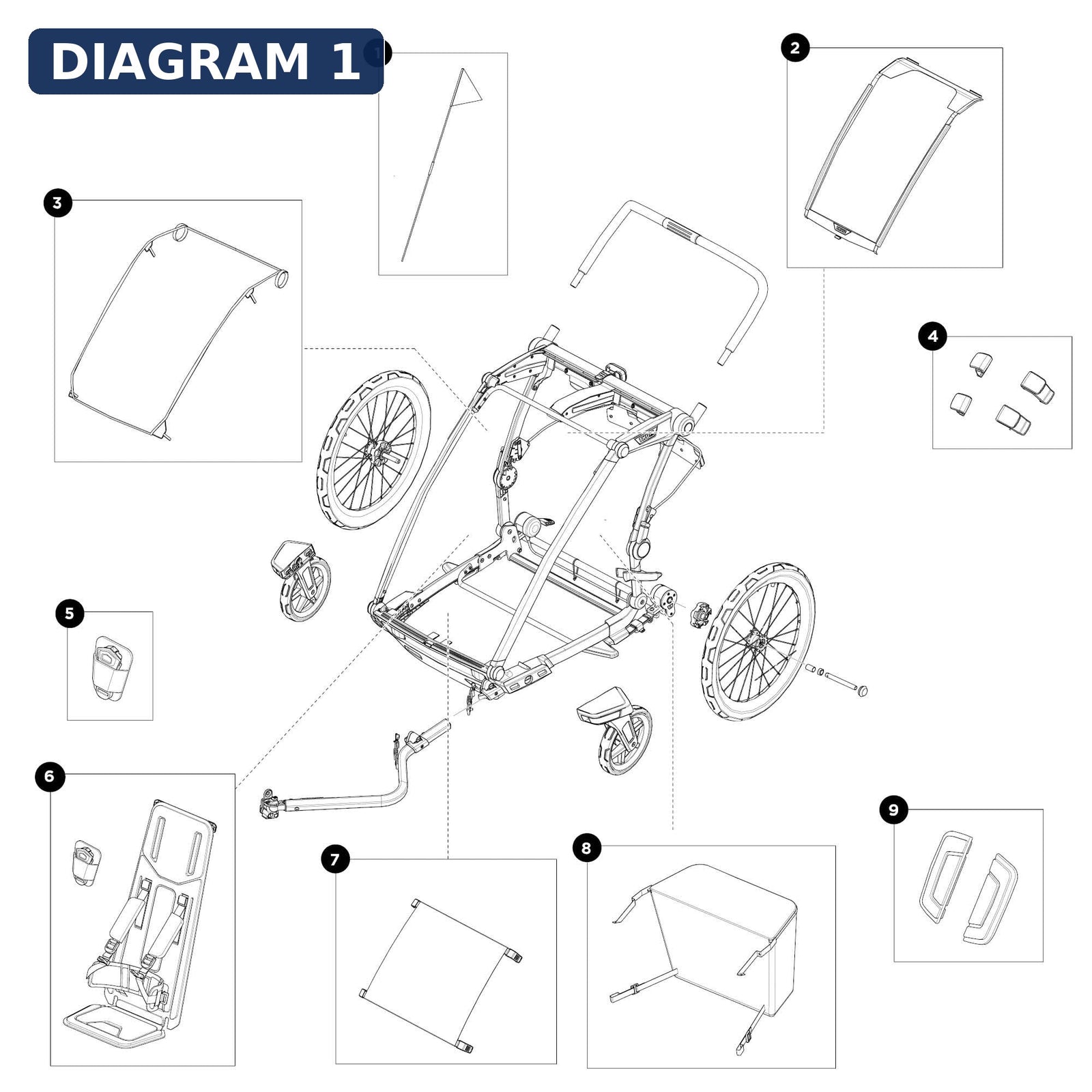 Thule Spares Raincover - double - 1500055182