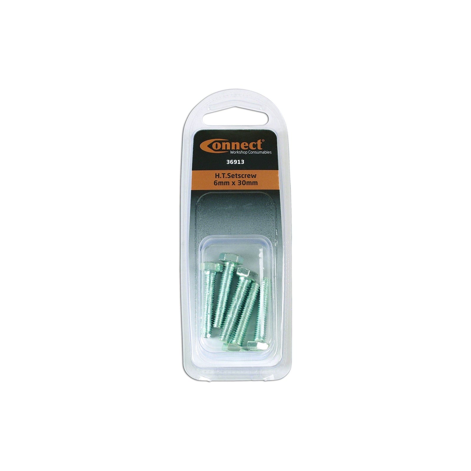 Connect Hi-Tensile Bolts M6 x 1.0 x 30mm 5pc 36913