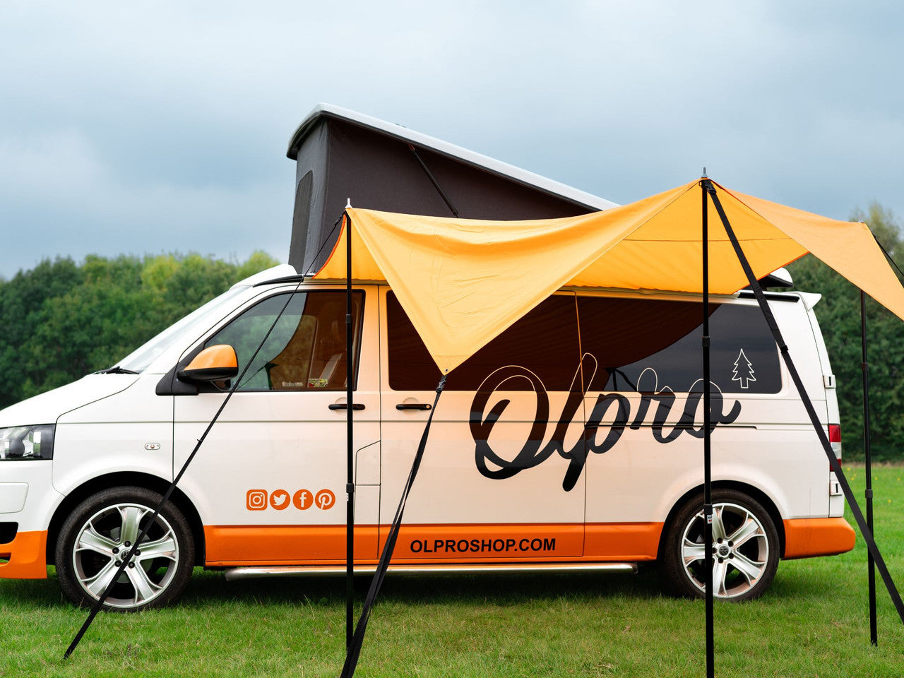Olpro Rectangle Canopy/Shade (Orange l)