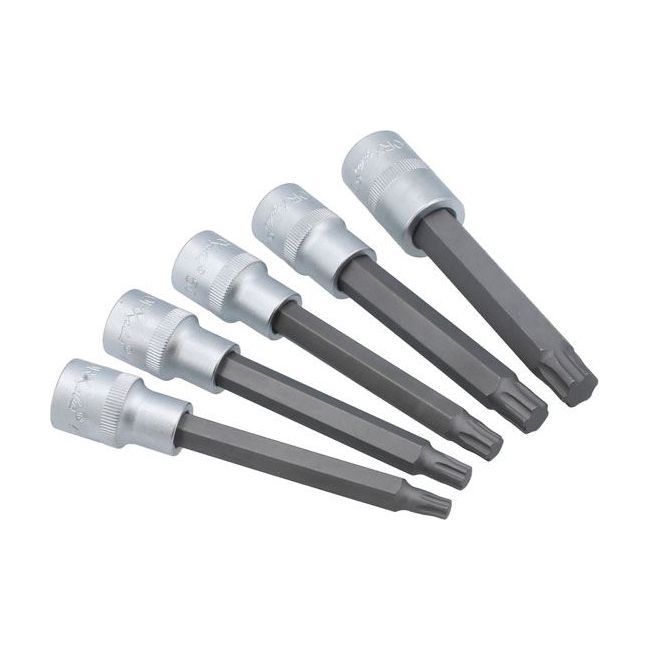 Laser Long Series Torx Plus Socket Bit Set 1/2 "D 5pc 8679