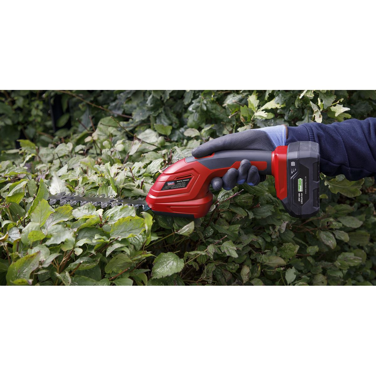 Sealey Cordless 20V SV20 Series 3-in-1 Garden Tool Body Only CP20VGT3