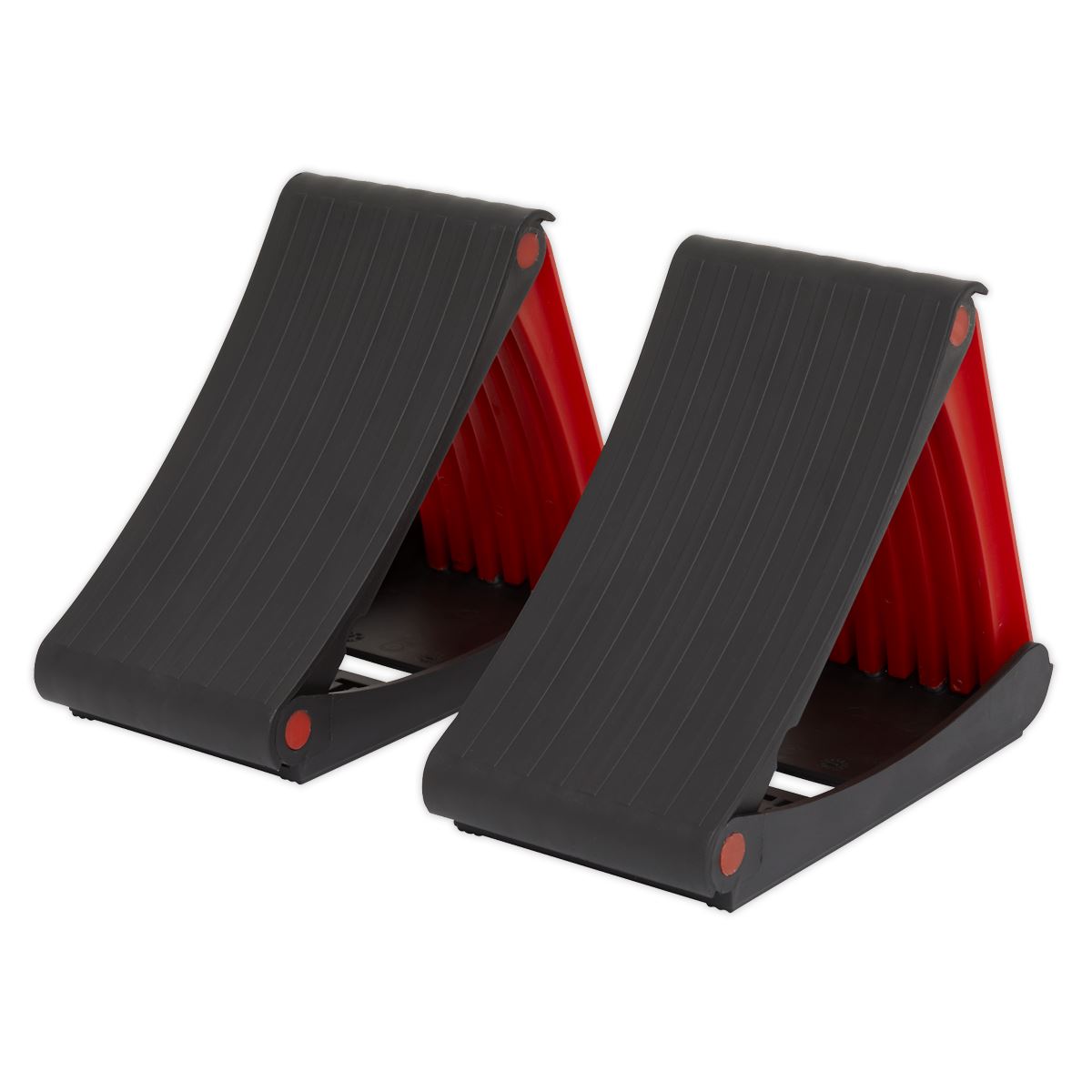 Sealey Folding Wheel Chocks Pair WCF01