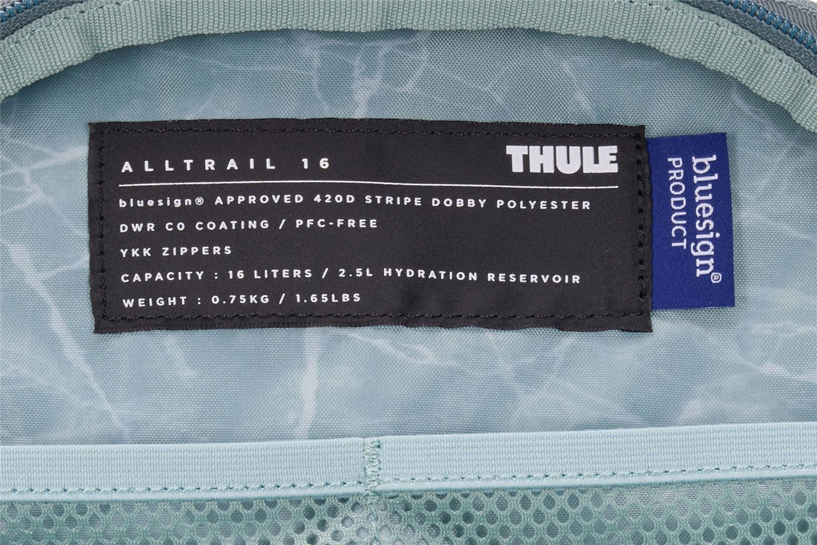 Thule AllTrail hydration pack 16L Pond grey