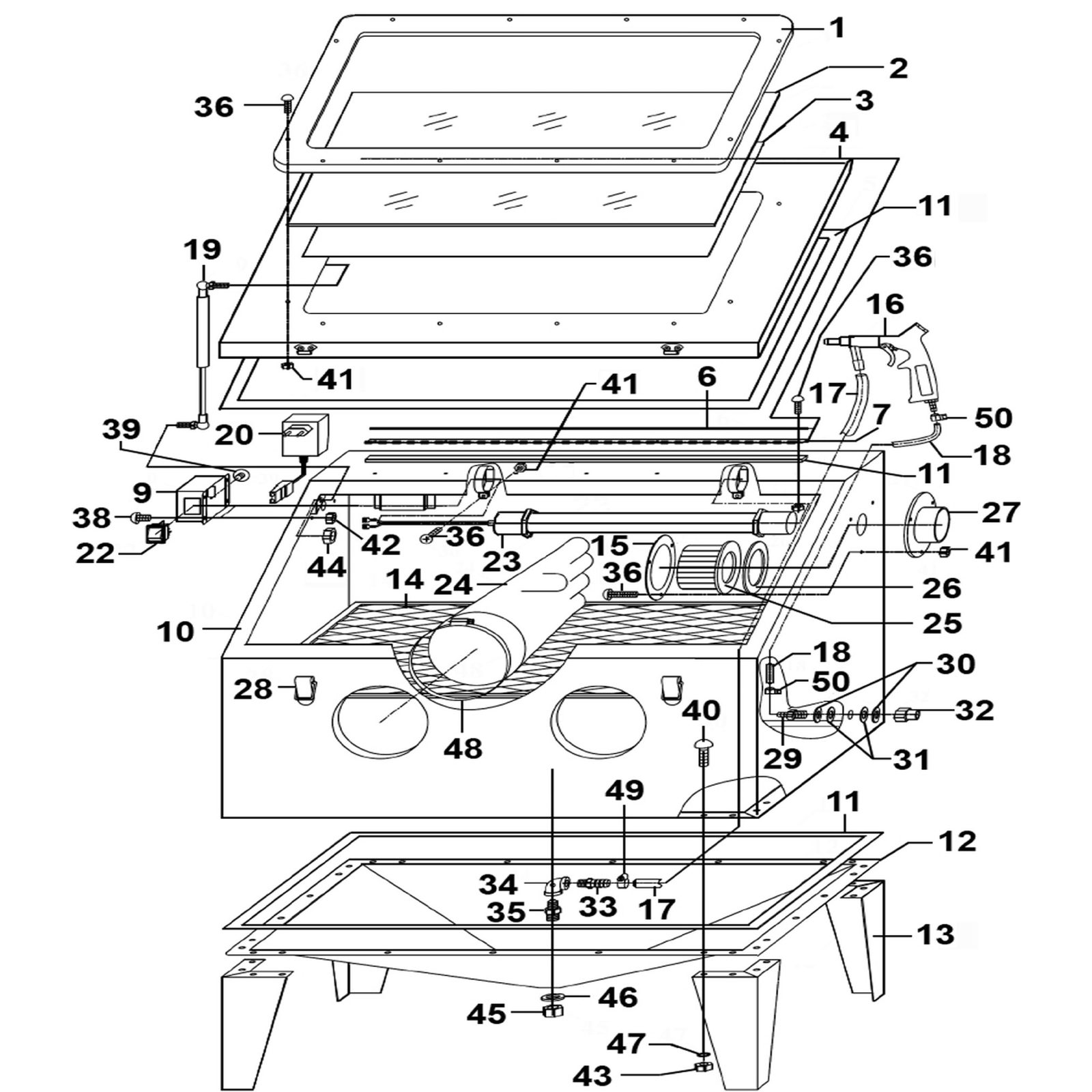 Sealey Leg SB972.V4-13
